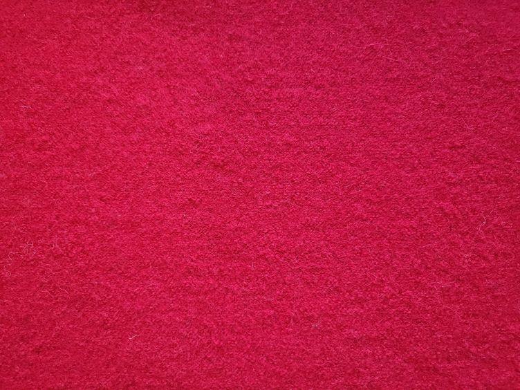 Walkstoff reine Wolle in rot - 0