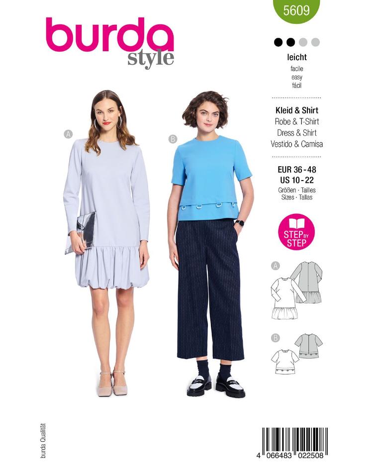 Kleid mit Ballonrock und Shirt