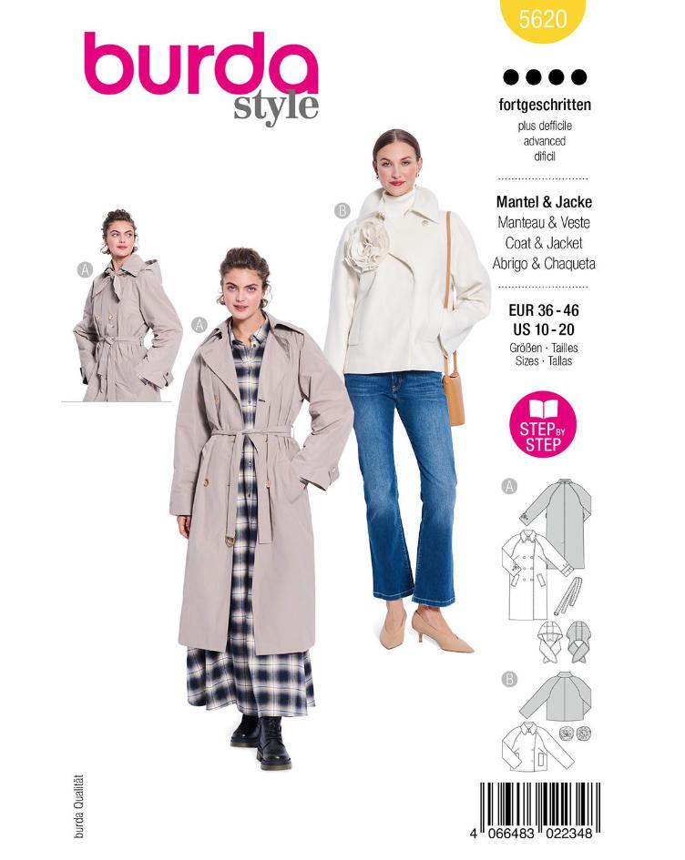 Trenchcoat und Kastenjacke