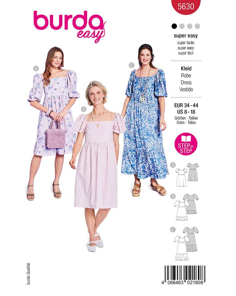 Sommerkleider mit Puffärmeln