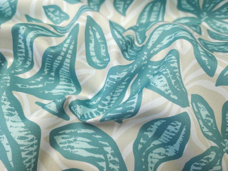 feiner Baumwoll-Satin Blätter