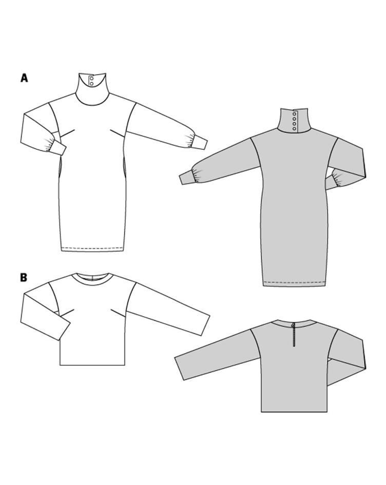 Kleid und Pullover - 0