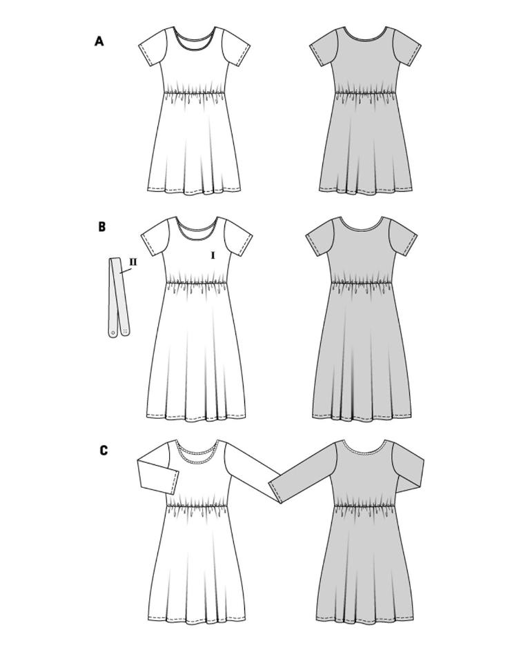 Sommerkleider mit betonter Taille - 1