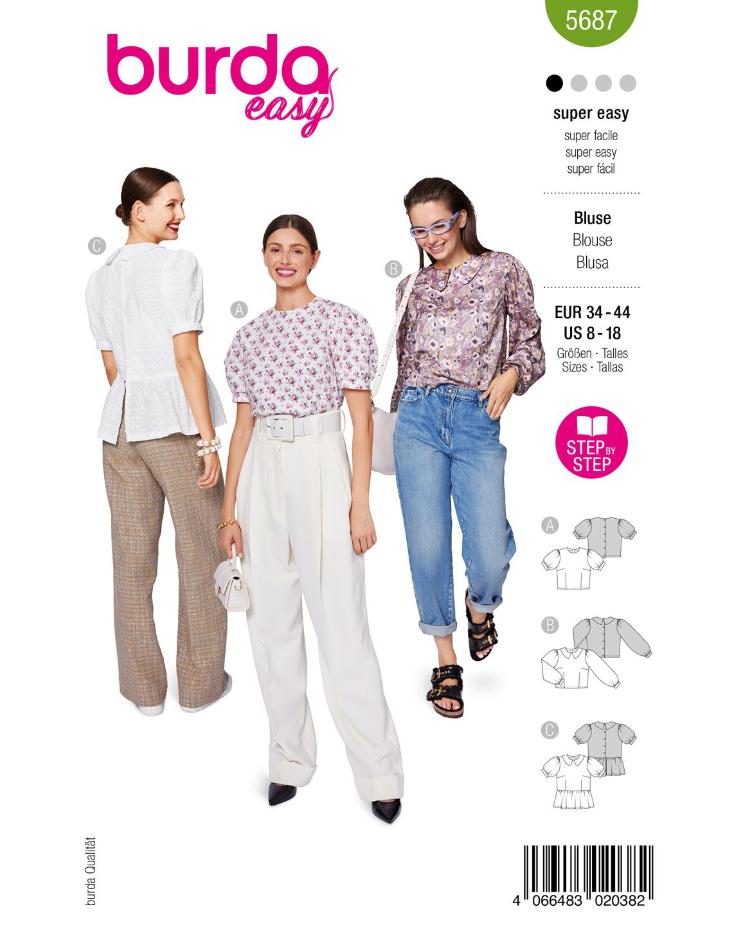 Blusen mit Puffärmeln