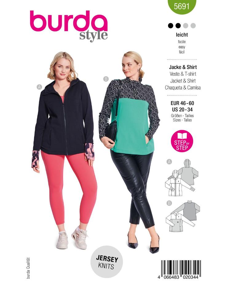 Sportswear mit Nahttaschen