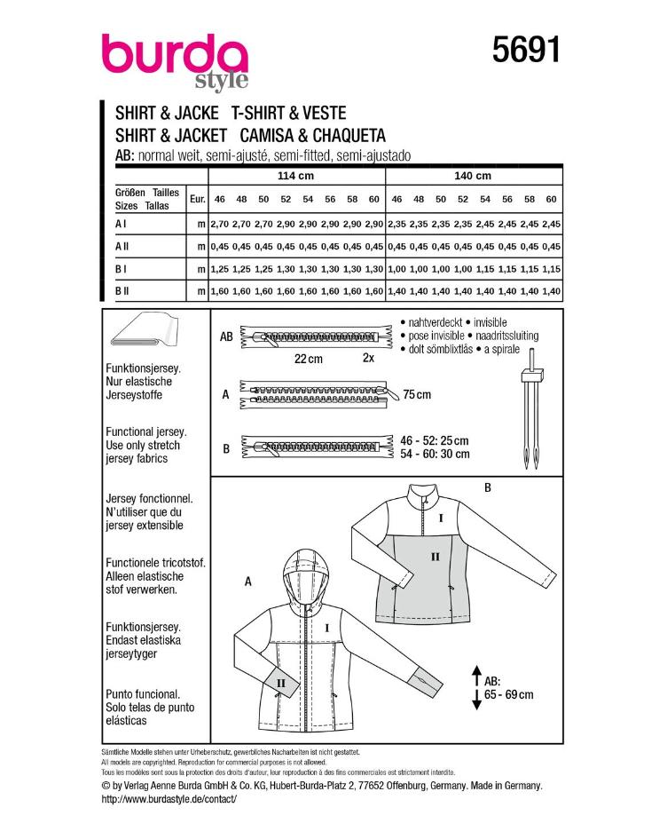 Sportswear mit Nahttaschen - 0