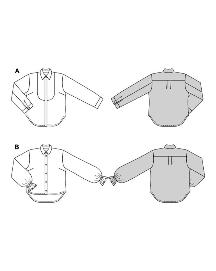 Blusen mit Knöpfen - 1