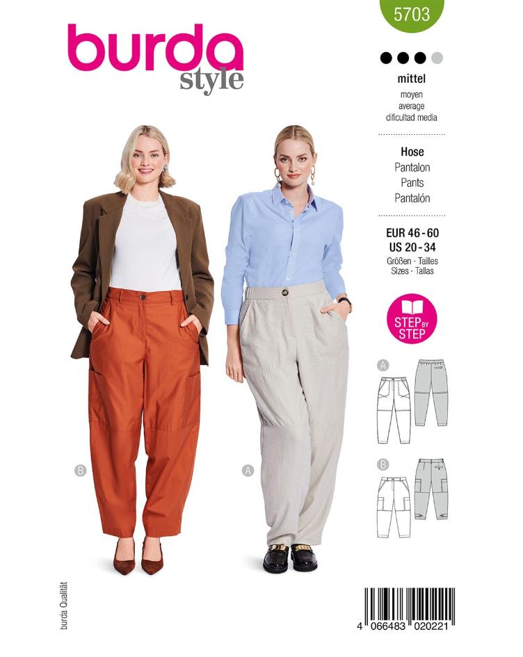 lässig-elegante Cargohose