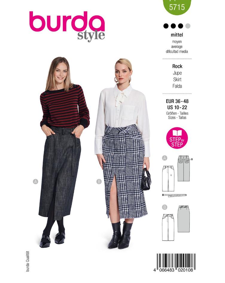 Denimröcke mit Schlitz