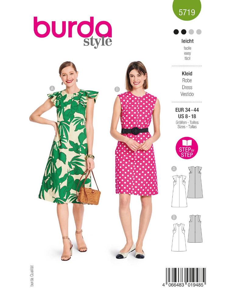 Sommerkleider ärmellos und mit Flügelärmeln