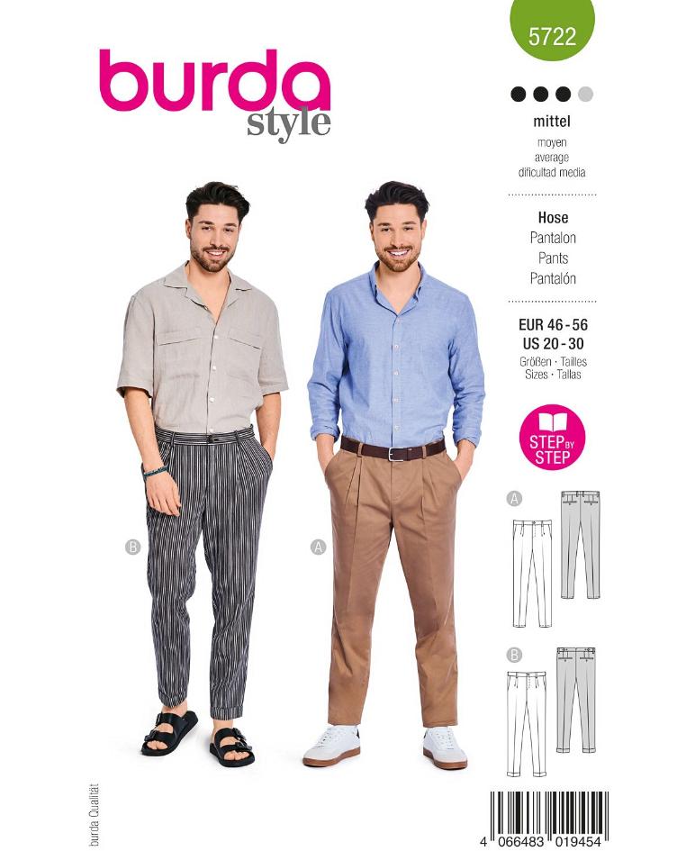 Bundfalten-, Anzugshose