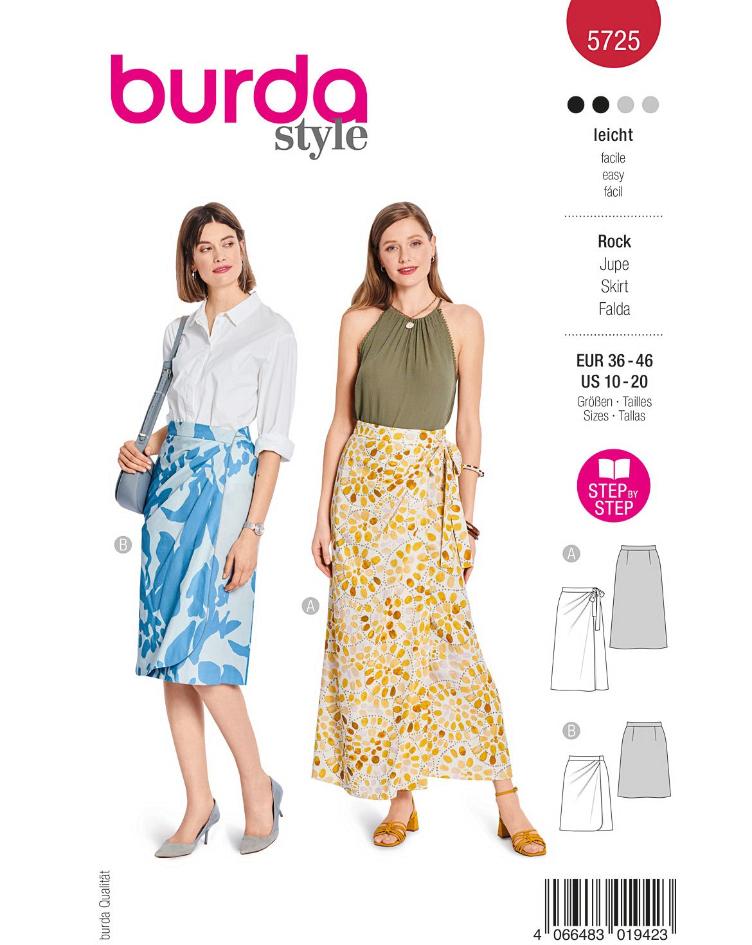 Wickelröcke im Saristil mit Bindebänder