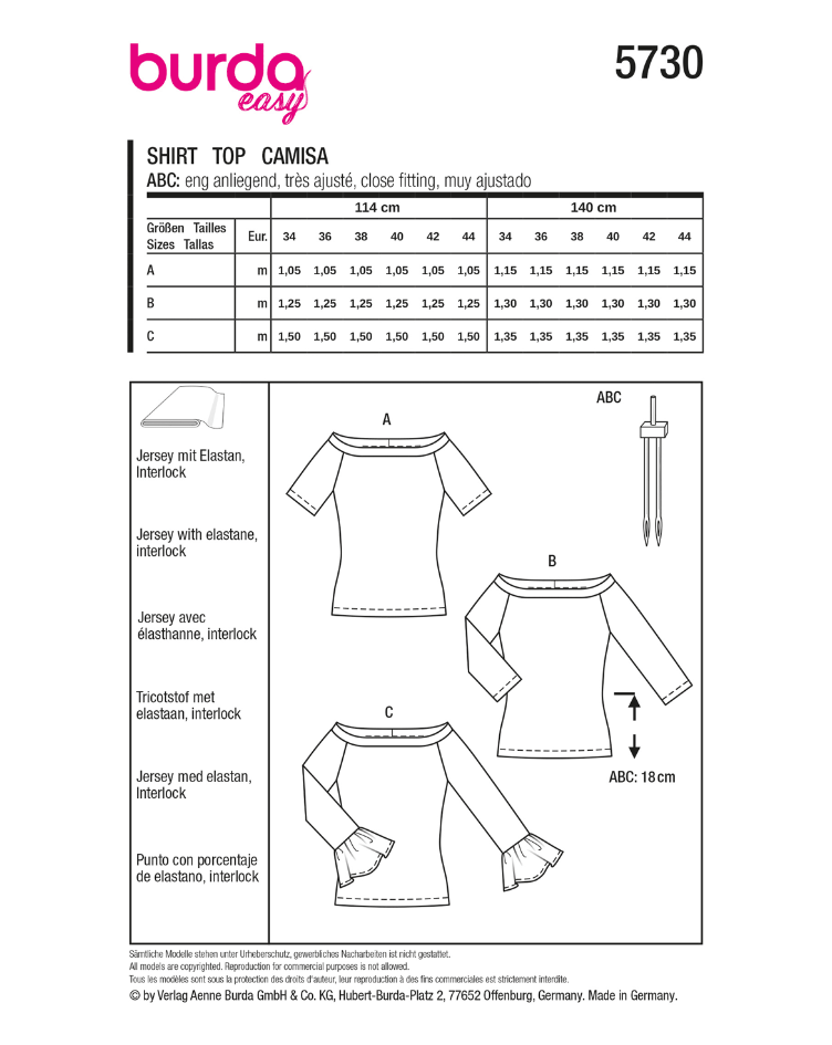 Shirts mit weitem Ausschnitt und Volants - 0