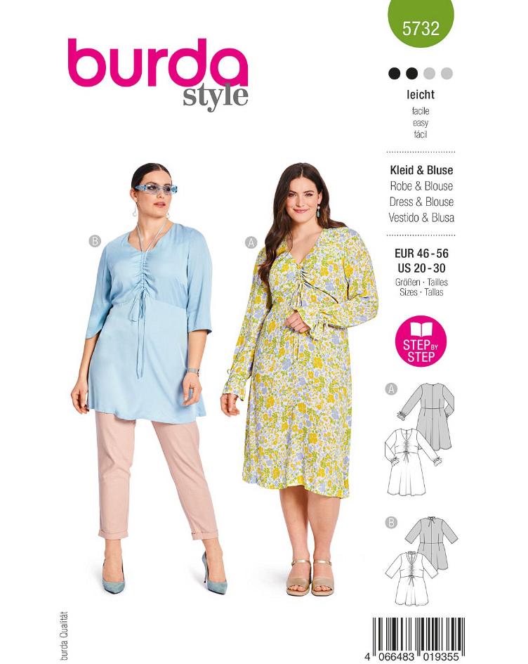 Schlupfbluse und Tunikakleid