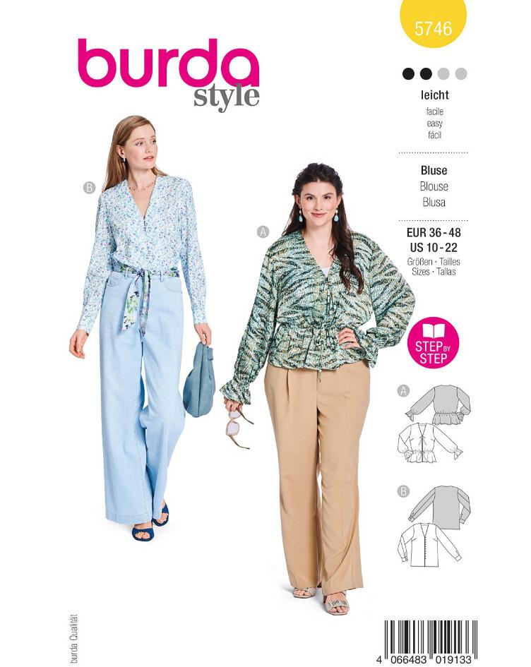 Blusen in zwei Varianten