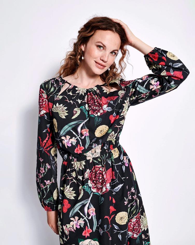 Kleider mit Cut-Outs und Gummizug - 2