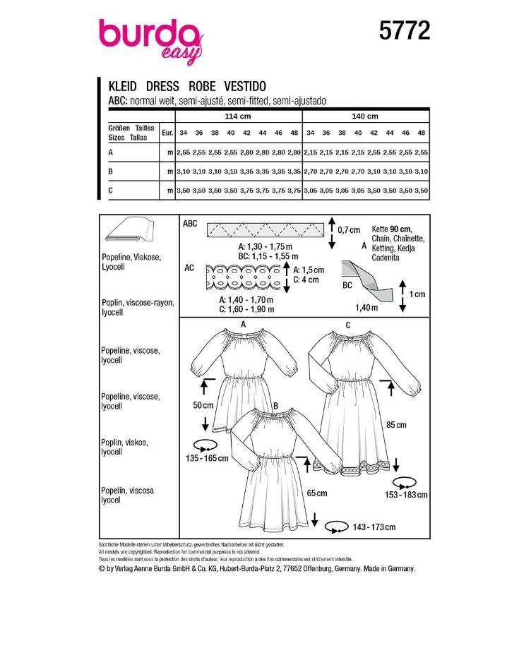 Kleider mit Cut-Outs und Gummizug - 3