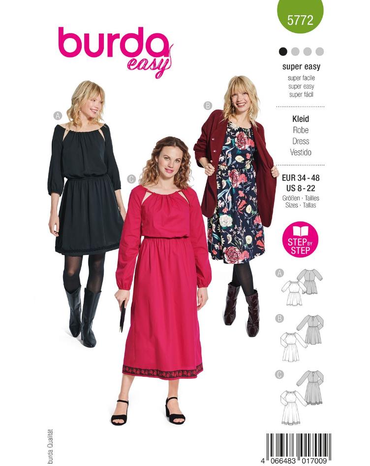 Kleider mit Cut-Outs und Gummizug