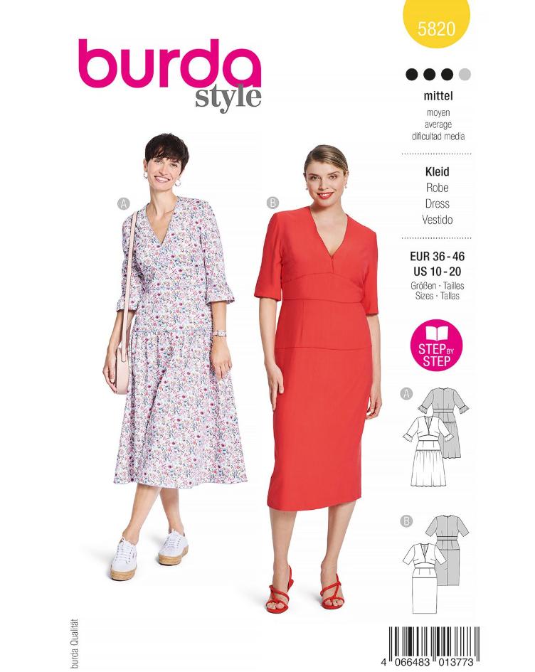 Midikleid mit Rüschen