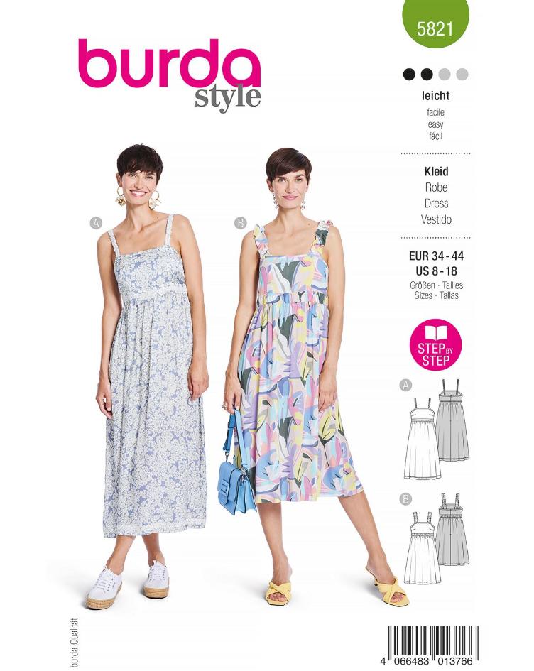 Kleid mit Spitzenborten