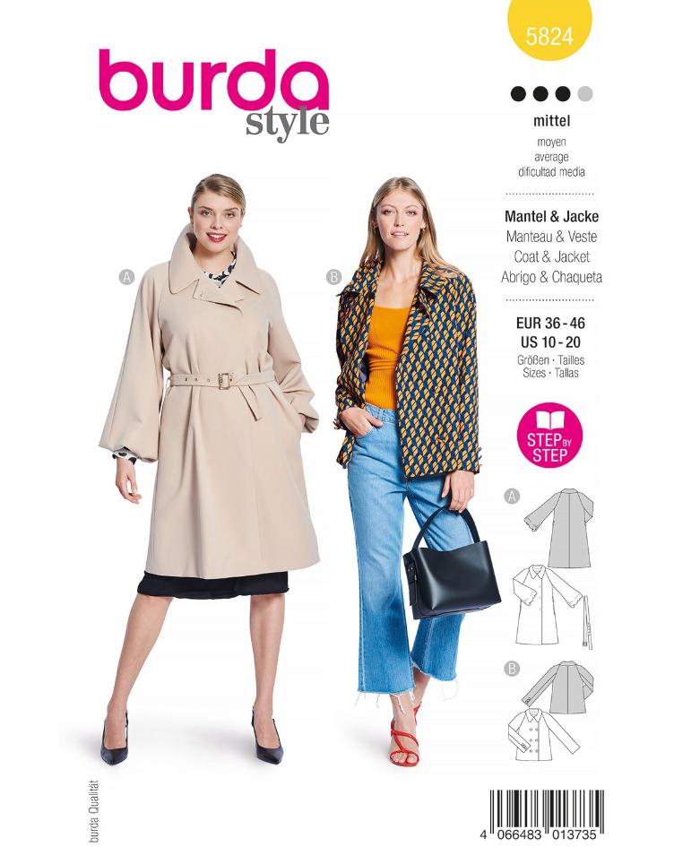 Damenmantel und Kurzjacke