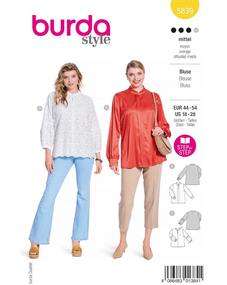 Blusen mit Stehkragen