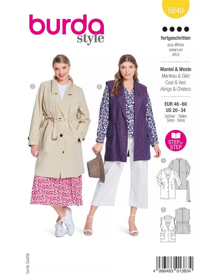 Trenchcoat und Weste