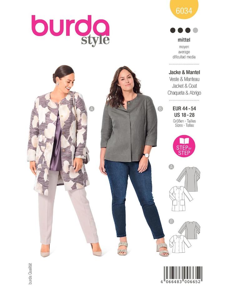 Mantel und Jacke mit Druckknöpfen