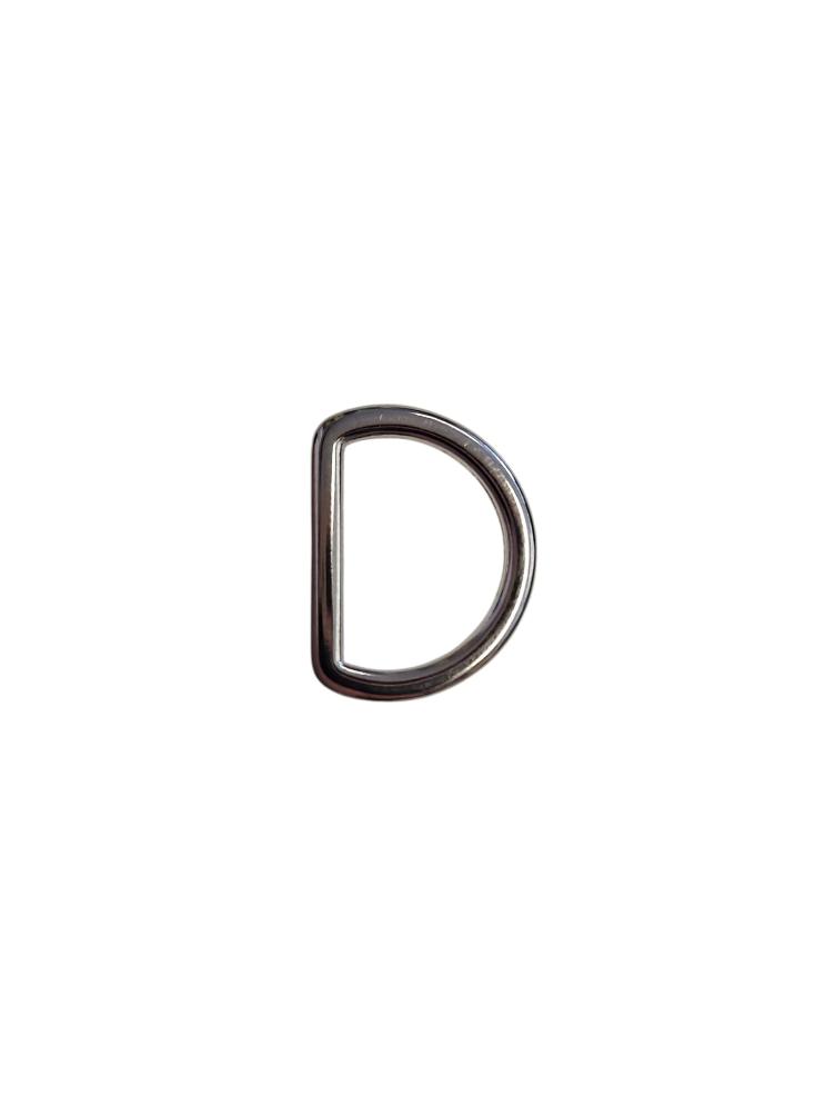 D-Ring 15mm, silber