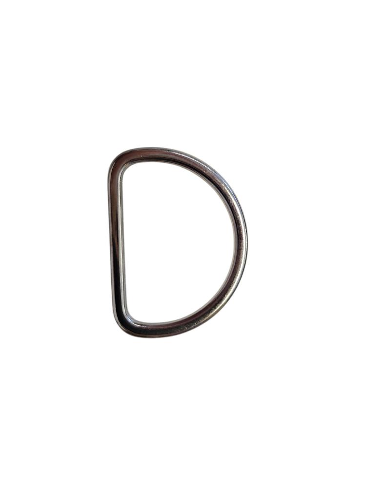 D-Ring 25mm, silber