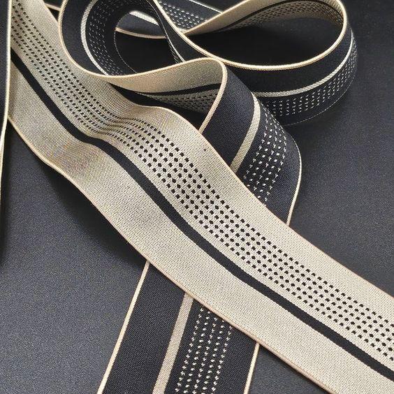 Bundelast 40mm, beige schwarz