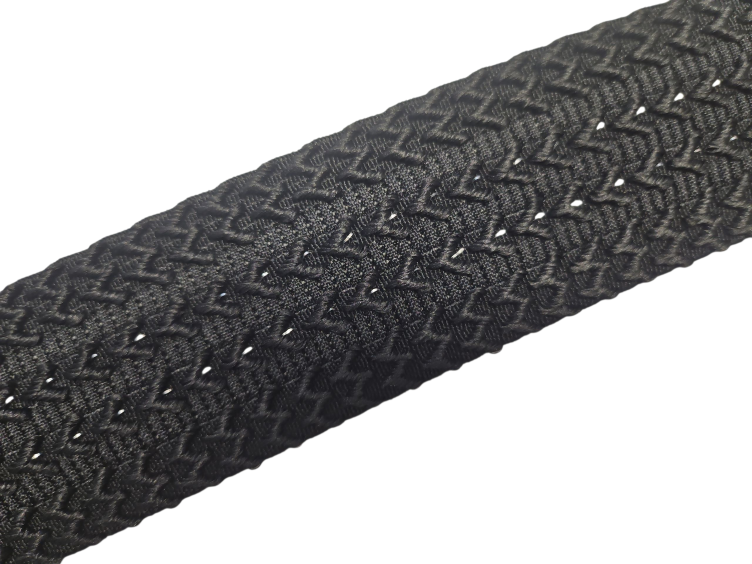 Modischer Bundelast 3D 50mm, schwarz