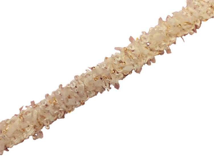 Boucle Band mit Pailletten 15mm - 0