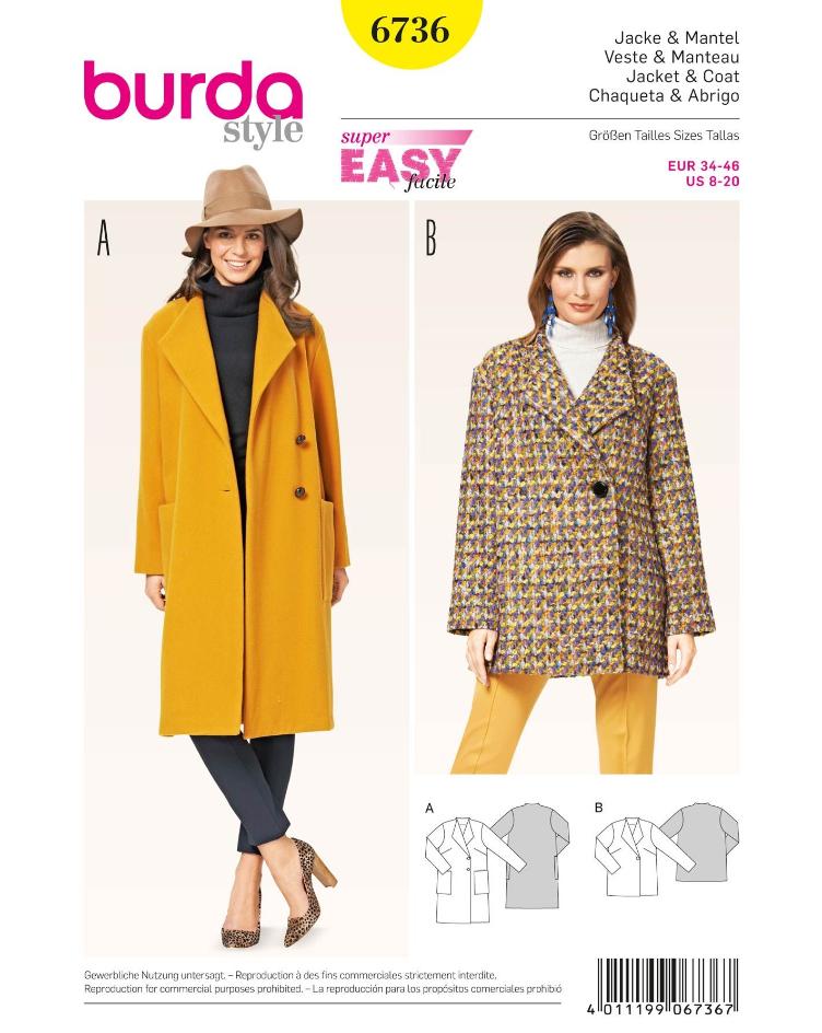 Jacke und Mantel mit Spatenkragen