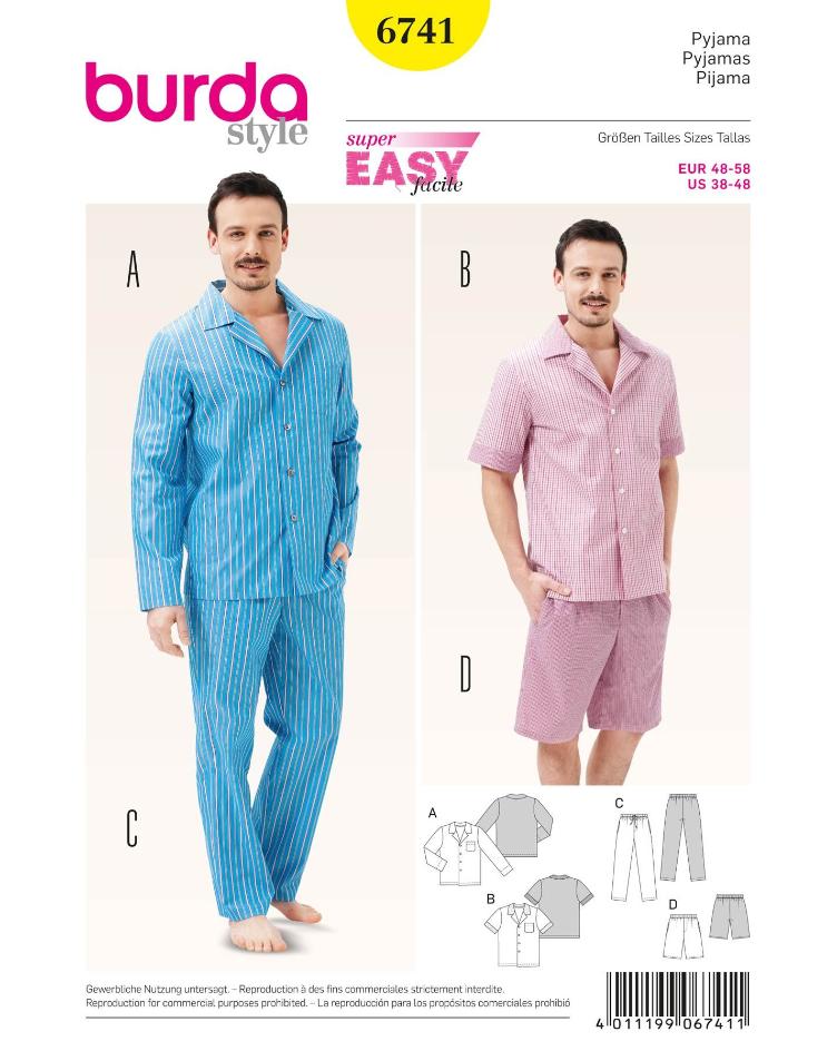 Pyjama im klassischen Stil