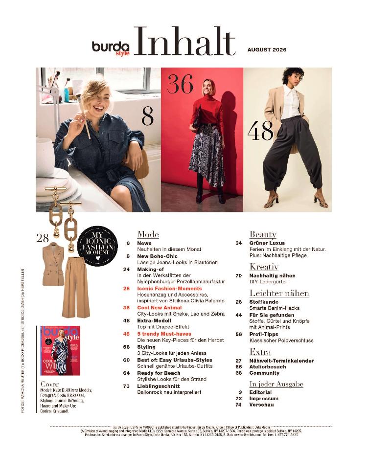 Burda style 8/2026 - 1