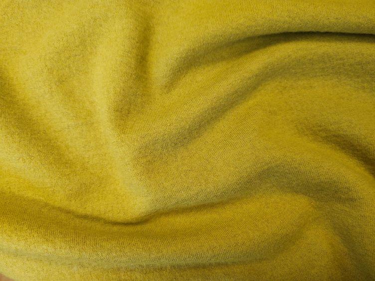 Walkstoff in Gelbgrün