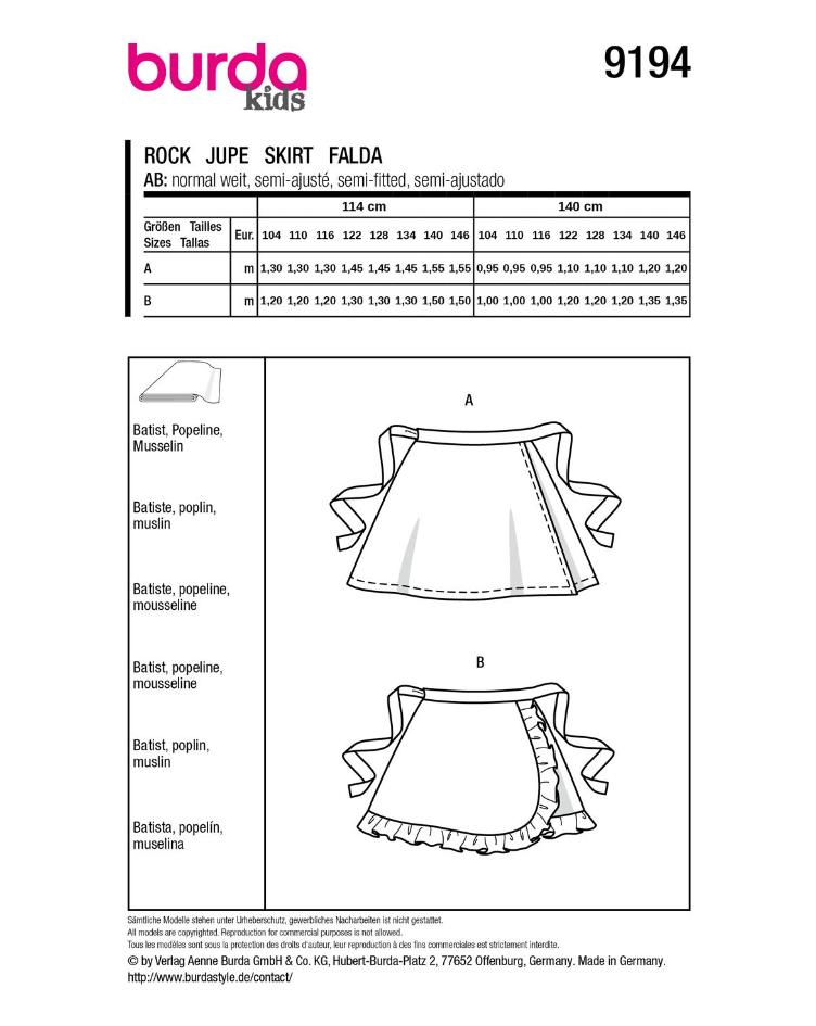 Wickelröcke 104-146 - 0