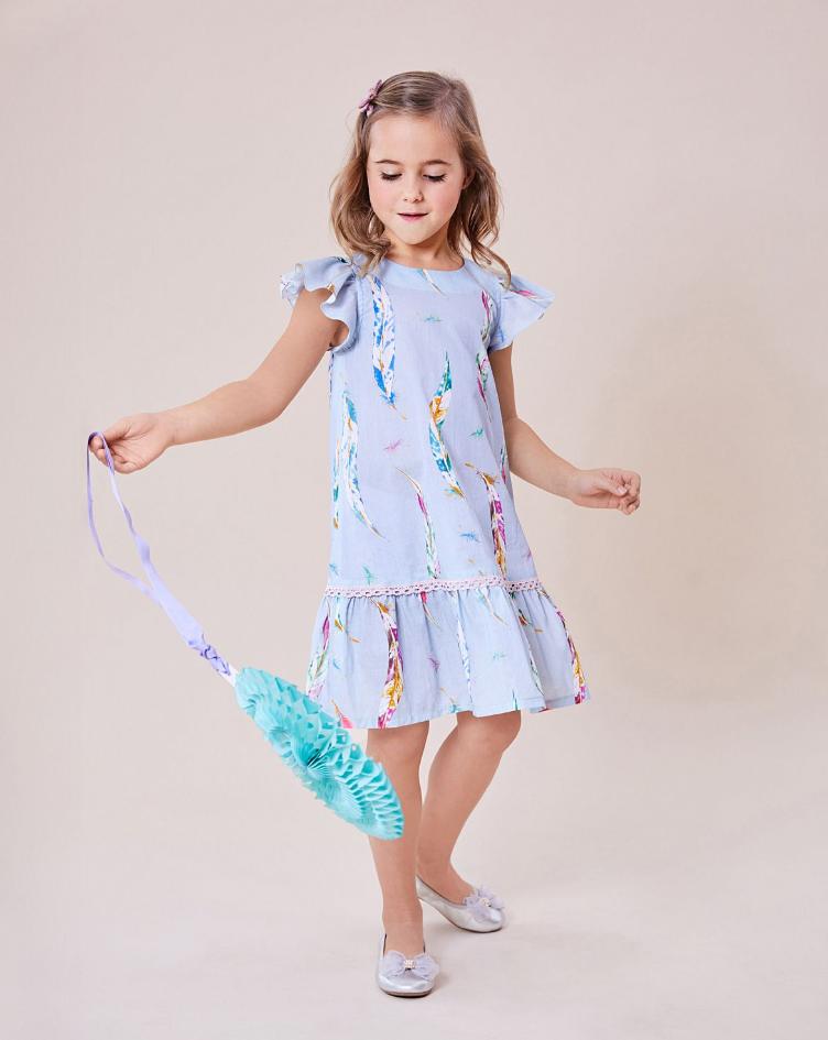 Kurzarm Sommerkleider 98-140 - 1