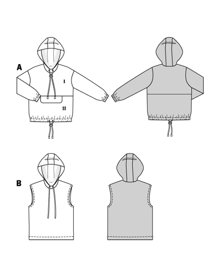 Kinderhoodie und Weste - 1