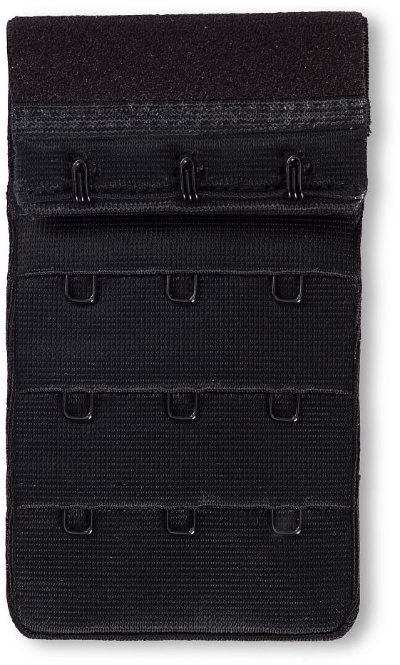 Prym BH-Verlängerer zum Einhaken, schwarz 50 mm, 3 x 3 Haken - 0