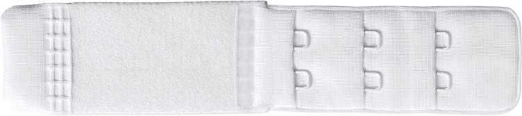 Prym BH-Verlängerer zum Einhaken, weiss 25 mm, 3 x 2 Haken - 0