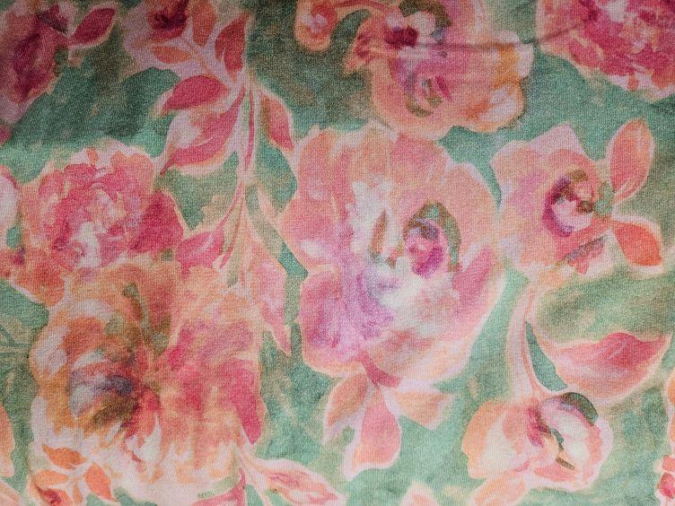 Floraler Viskose Jersey - 0
