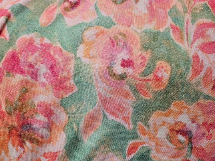 Floraler Viskose Jersey - 3