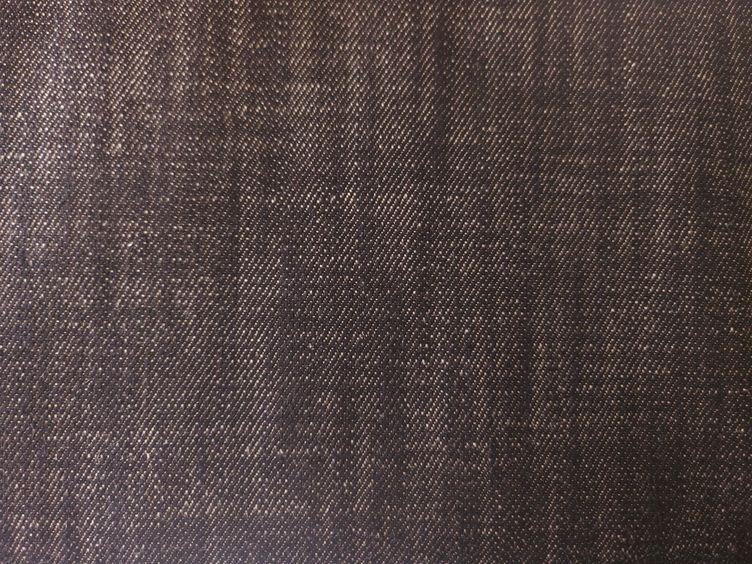 schwerer Jeansstoff, schwarz - 0