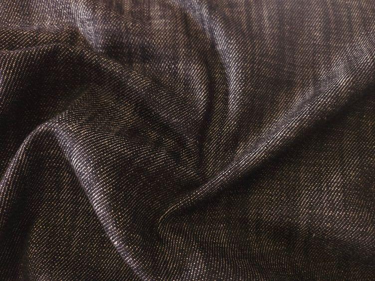 schwerer Jeansstoff, schwarz