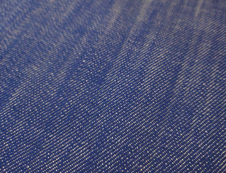 schwerer Jeansstoff, blau - 1