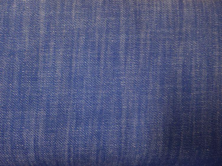 schwerer Jeansstoff, blau - 0