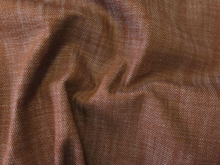 schwerer Jeansstoff, braun