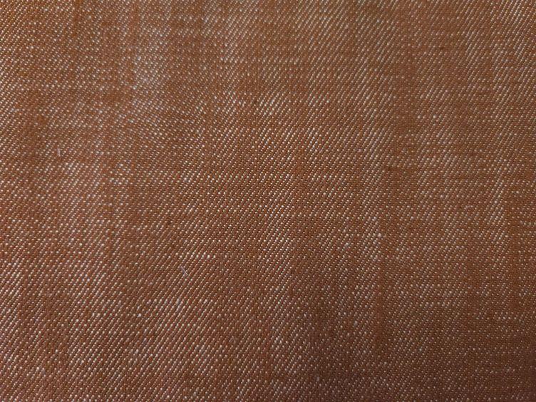 schwerer Jeansstoff, braun - 0